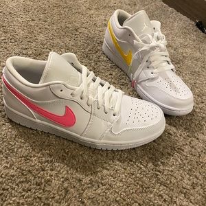 Low top air Jordan 1s